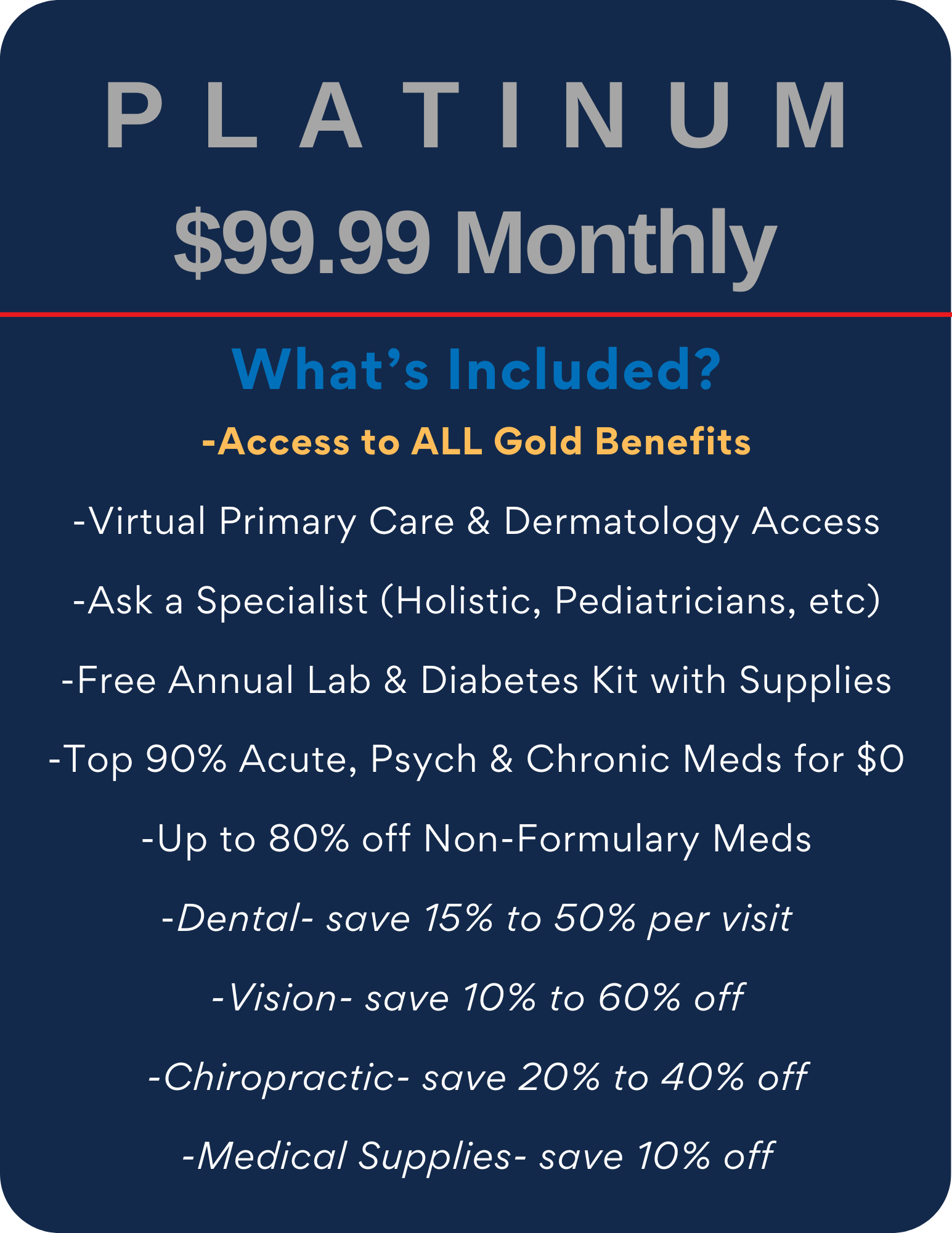 KonnectMD Platinum Plan